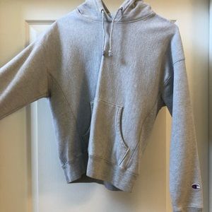 Champion grey medium hoodie